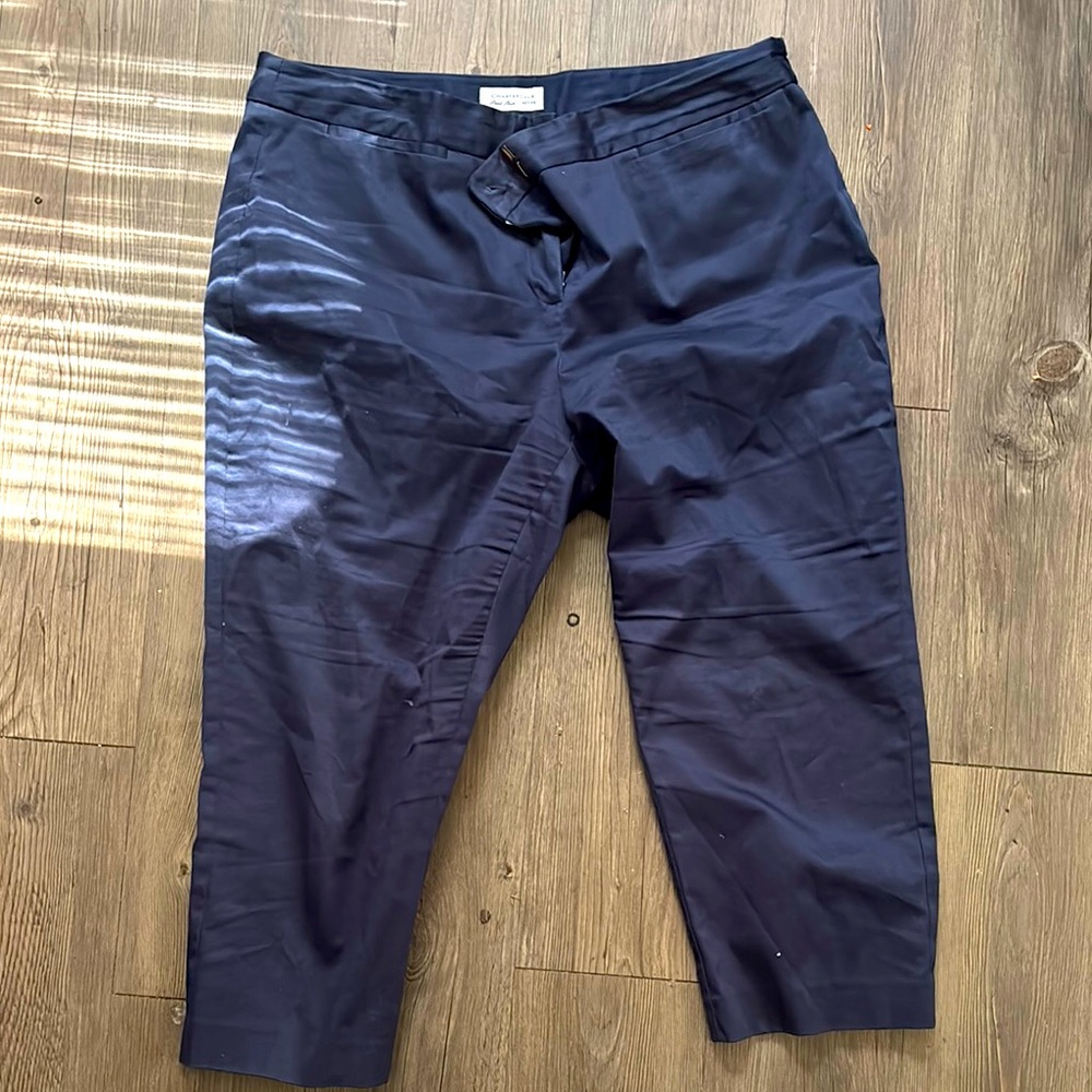 Charter Club Blue Chinos Comfortable Cotton